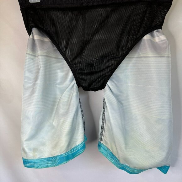 Under Armour Swim Shorts Black/Blue Boys Sz Lg - Picture 6 of 12